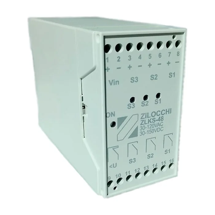Relé supervisor de disjuntor MT/AT de até 3 bobinas (48 V) ZLKS-48V